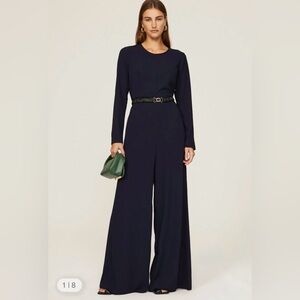 Adam Lippes x RTR Navy Blue Jumpsuit Size 0